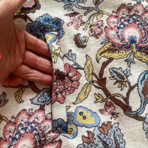 TRISTAN  Frock mid-length Coat/Jacket floral tapestry print size Medium - Picture 14 of 15
